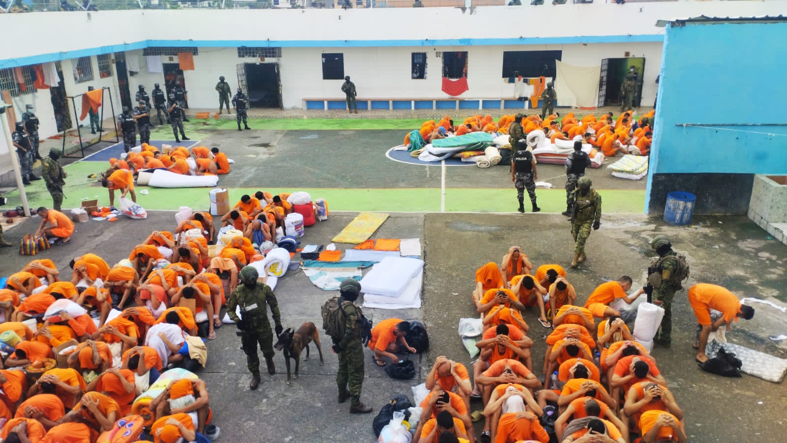 Bloque de Seguridad frustra intento de amotinamiento durante nueva intervención en el CPL Cotopaxi No. 1