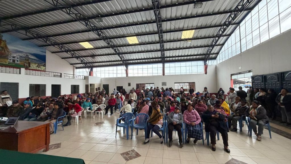 Municipio de Saquisilí socializó el proyecto de construcción de la Cubierta Gran Colombia (Plaza de&nbsp;Papas)